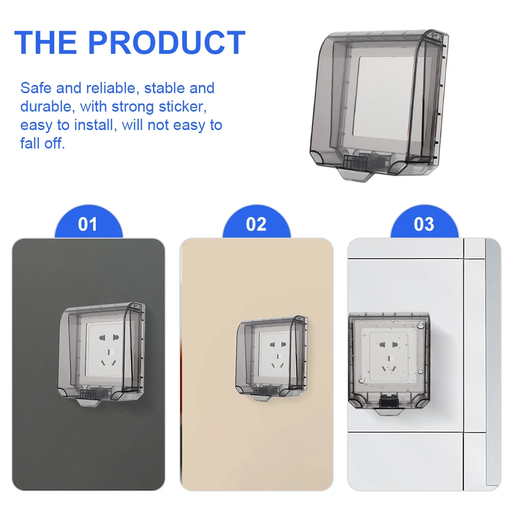 1 Set Waterproof Socket Cover Outdoor Plug Protector Dustproof Splashproof Wall Socket Protector For Home Outdoor Use Sturdy
1 Set Waterproof Socket Cover Outdoor Plug Protector Dustproof Splashproof Wall Socket Protector For Home Outdoor Use Sturdy