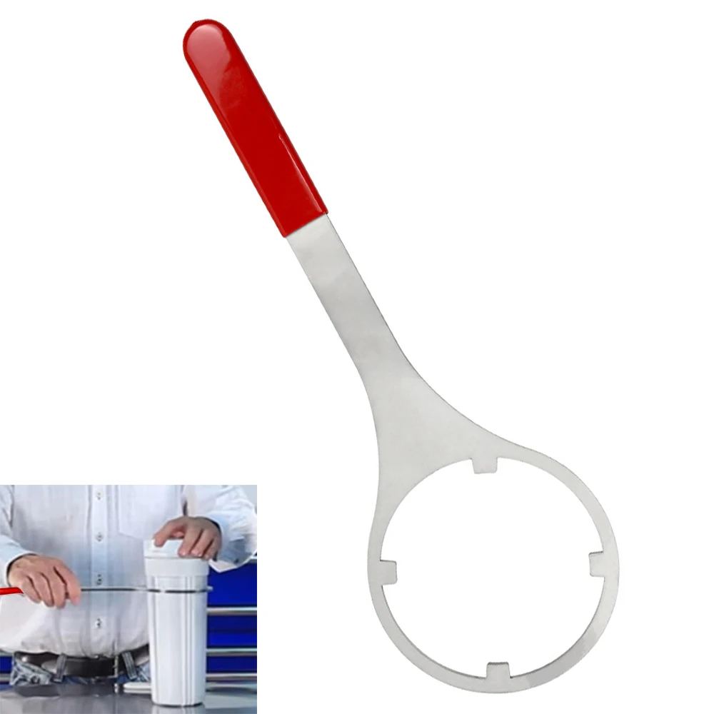 1pc Heavy Duty Metal Water Filter Housing Wrench 4.8 Inch Inside Diameter Heavy Duty Metal Wrench Tool Auto Repair Parts
1pc Heavy Duty Metal Water Filter Housing Wrench 4.8 Inch Inside Diameter Heavy Duty Metal Wrench Tool Auto Repair Parts