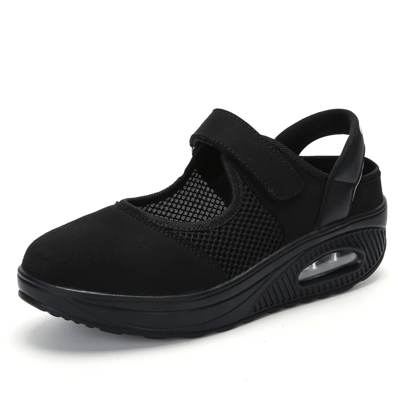 Women's Lightweight Sports Thick Soled Mesh Nursing Single Shoes Summer Hollow Breathable Casual Walking Shoes Zapatos De Mujer
Women's Lightweight Sports Thick Soled Mesh Nursing Single Shoes Summer Hollow Breathable Casual Walking Shoes Zapatos De Mujer