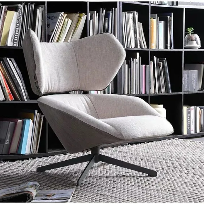 Designer Creative Leisure Living Room Single Sofa Nordic Modern Simple Fabric Lazy Chair Rotating Metal Legs
Designer Creative Leisure Living Room Single Sofa Nordic Modern Simple Fabric Lazy Chair Rotating Metal Legs