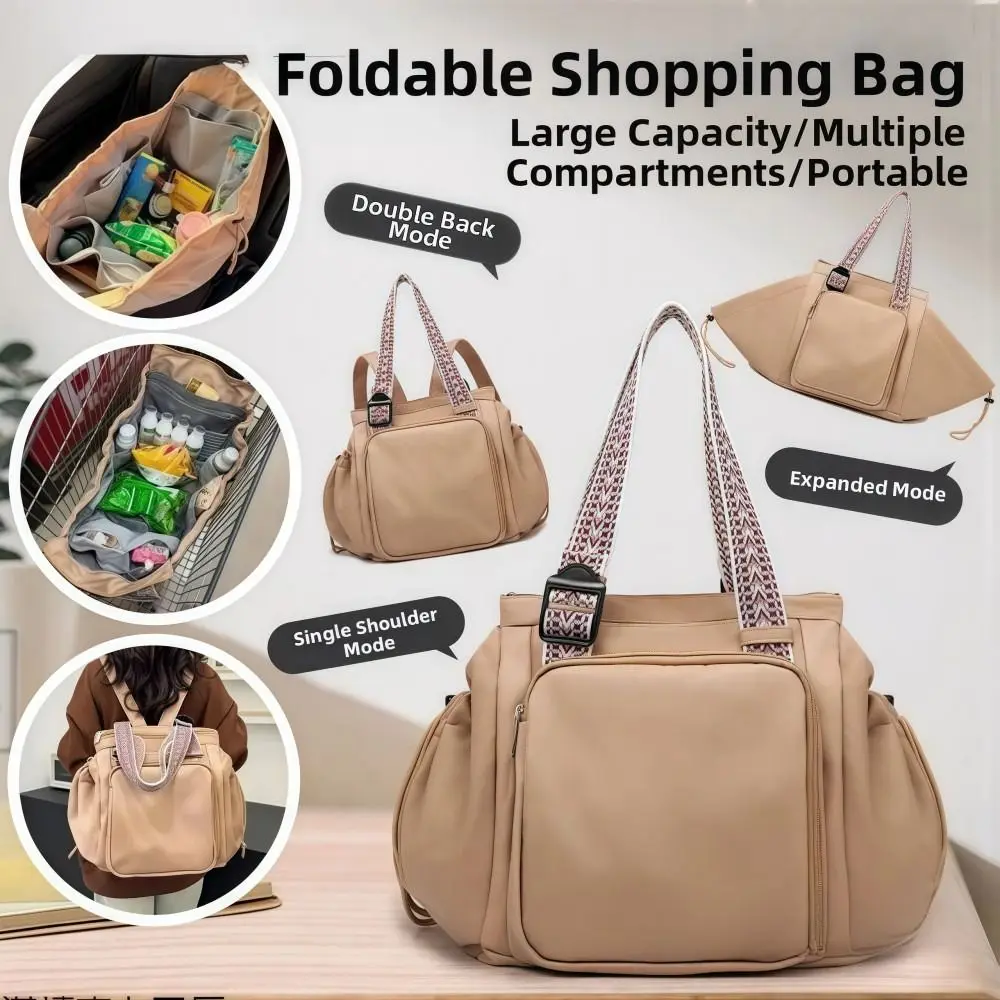 Multifunctional Travel Storage Bag Cradle Design Large Capacity Women's Backpack Durable Oxford Cloth Mommy Bag Mother Outing
Multifunctional Travel Storage Bag Cradle Design Large Capacity Women's Backpack Durable Oxford Cloth Mommy Bag Mother Outing