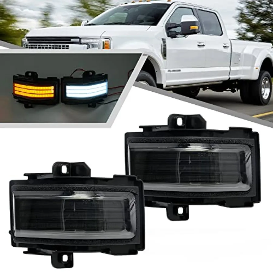 2Pcs Sequential LED Side Mirror Marker Light for Ford F150 2015-2023, F250 F350 F450 F550 Super Duty 2017-2023 Amber Dynamic Bl
2Pcs Sequential LED Side Mirror Marker Light for Ford F150 2015-2023, F250 F350 F450 F550 Super Duty 2017-2023 Amber Dynamic Bl