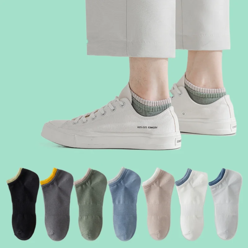 2/5 Pairs 2024 New Men's Summer Thin Short Socks Shallow Mouth Sweat-absorbing Low-top Boneless White Summer Sports Boat Socks
2/5 Pairs 2024 New Men's Summer Thin Short Socks Shallow Mouth Sweat-absorbing Low-top Boneless White Summer Sports Boat Socks