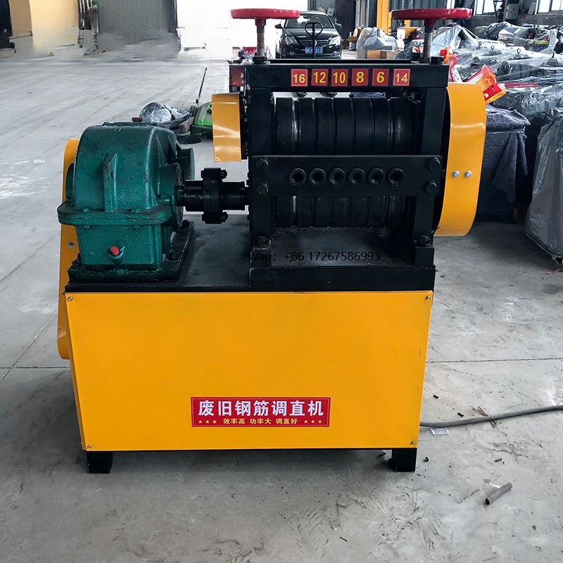 New Design Steel bar Straightener 10-25mm Scarp Rebar Straightening and Cutting Machine
New Design Steel bar Straightener 10-25mm Scarp Rebar Straightening and Cutting Machine