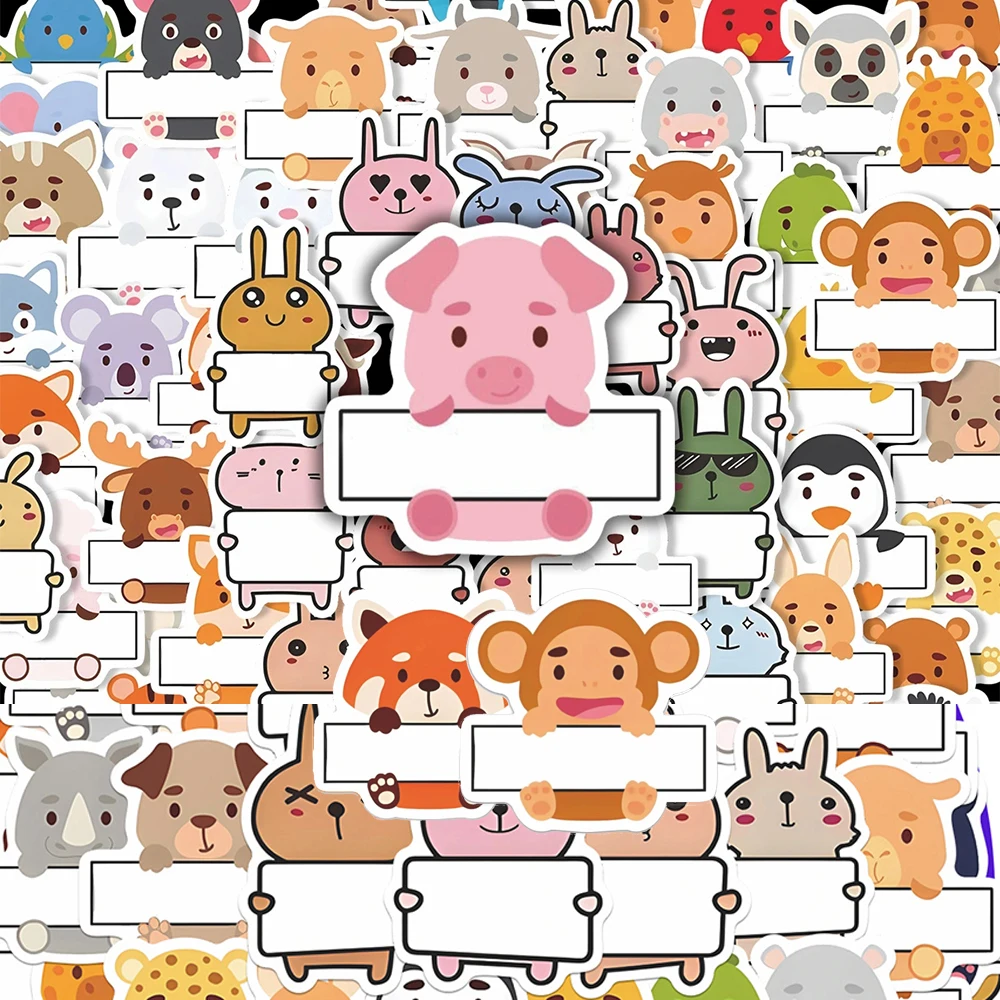 10/30/50pcs Creative Cute Cartoon Animal Name Stickers Decals Luggage Phone Stationery Laptop Waterproof Funny Graffiti Sticker
10/30/50pcs Creative Cute Cartoon Animal Name Stickers Decals Luggage Phone Stationery Laptop Waterproof Funny Graffiti Sticker