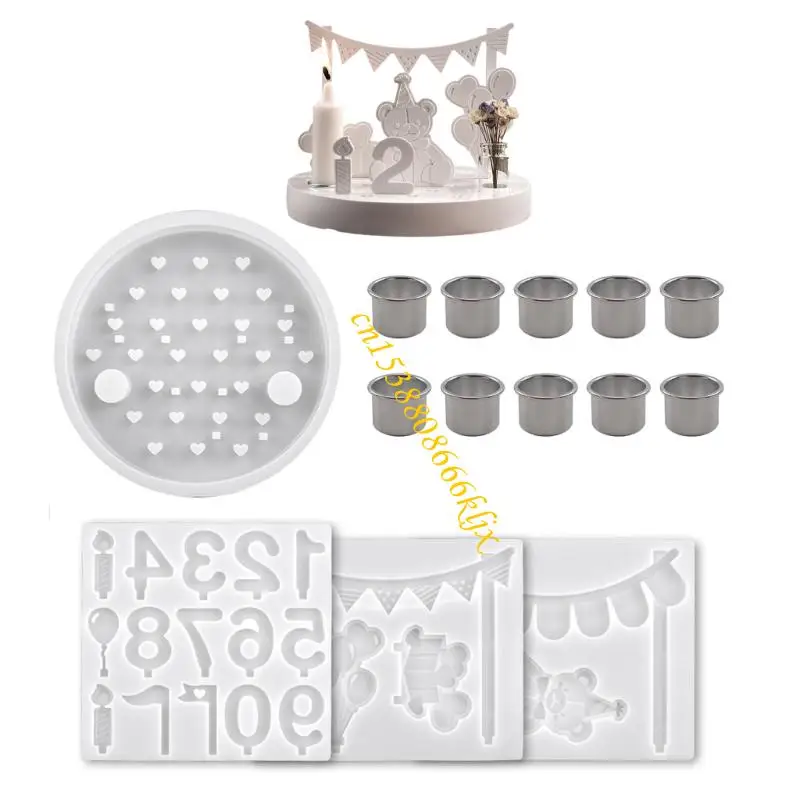 Artistic Silicone Mold For Custom Bear Holders Crafting Accessories 066C
Artistic Silicone Mold For Custom Bear Holders Crafting Accessories 066C