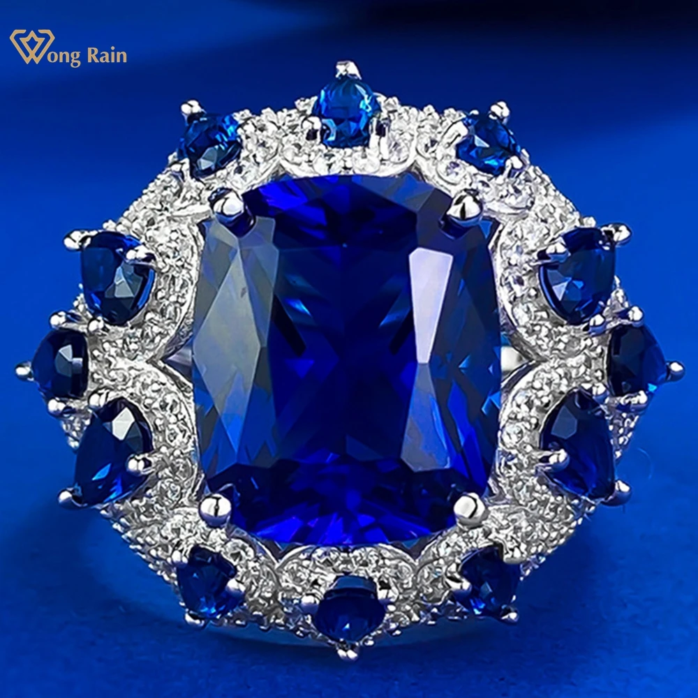 Wong Rain Vintage 100% 925 Sterling Silver 10*12 MM Sapphire High Carbon Diamond Gemstone Wedding Party Rings Fine Jewelry Gifts
Wong Rain Vintage 100% 925 Sterling Silver 10*12 MM Sapphire High Carbon Diamond Gemstone Wedding Party Rings Fine Jewelry Gifts