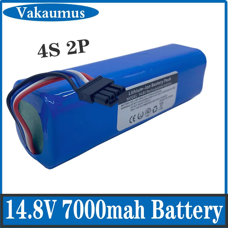 14,4 В. 7000mAh. Батарея большой емкости Midea Sweeper M7. M71. M7Pro. Пылесос. 10. Долгий срок службы литиевой батареи
14,4 В. 7000mAh. Батарея большой емкости Midea Sweeper M7. M71. M7Pro. Пылесос. 10. Долгий срок службы литиевой батареи