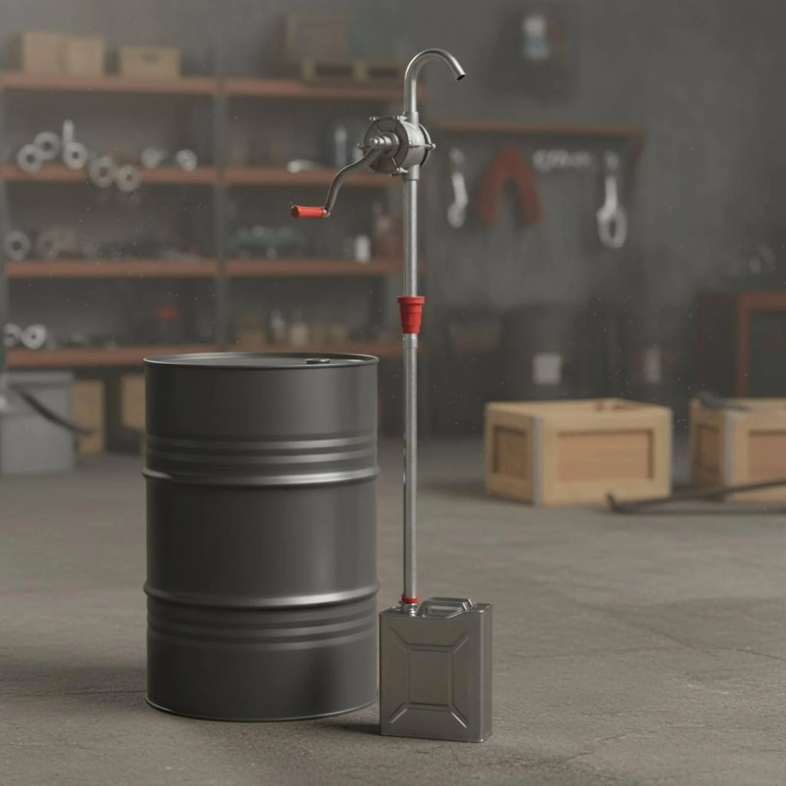 Hand Crank Oil Pump Factory Direct Aluminum Alloy Hand Pump Fluid Transfer Tool Easy to Use Industrial Equipment for Workshop
Hand Crank Oil Pump Factory Direct Aluminum Alloy Hand Pump Fluid Transfer Tool Easy to Use Industrial Equipment for Workshop