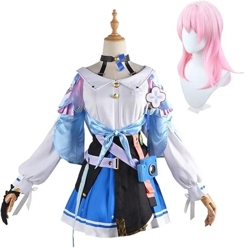 Pink Wig Game Honkai Star Rail March 7th Cosplay Costume Honkai Cosplay Outfit Girls Women Uniform Cosplay Halloween
Pink Wig Game Honkai Star Rail March 7th Cosplay Costume Honkai Cosplay Outfit Girls Women Uniform Cosplay Halloween