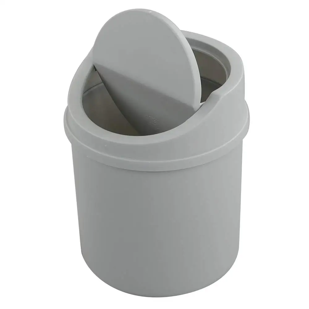 Desktop Mini Trash Can with Swing Lid, Grey - Compact Waste Bin for Desk, Office, or Bedroom
Desktop Mini Trash Can with Swing Lid, Grey - Compact Waste Bin for Desk, Office, or Bedroom