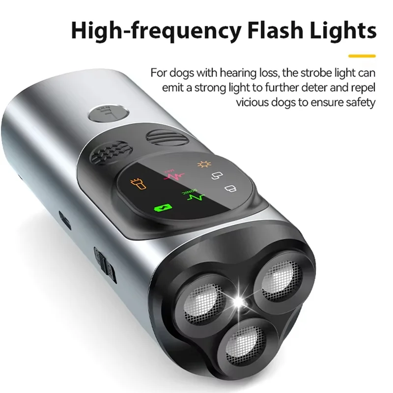A82I-2PCS Ultrasonic Dog Repeller Dog Trainer Anti Barking Device Rechargeable High Power Dog Repeller With LED Flashlight
A82I-2PCS Ultrasonic Dog Repeller Dog Trainer Anti Barking Device Rechargeable High Power Dog Repeller With LED Flashlight