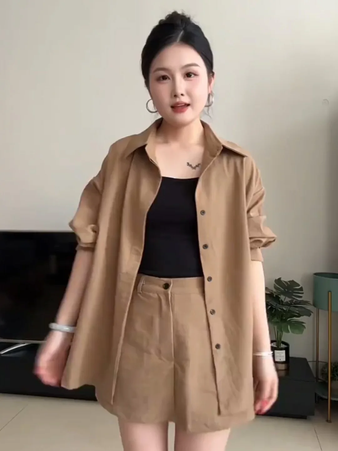 Retro Casual Long Sleeve Shirt Women's High Waist Slimming Versatile Skirt Spring 2026 Fashion Ensemble for Adults
Retro Casual Long Sleeve Shirt Women's High Waist Slimming Versatile Skirt Spring 2026 Fashion Ensemble for Adults
