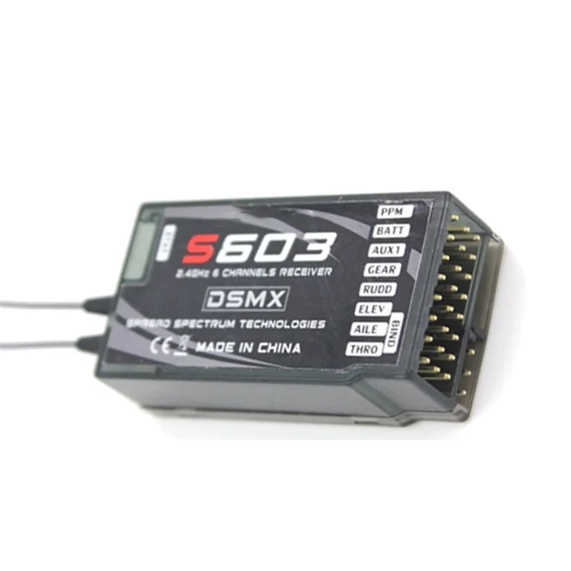 【GLAD】Mkron DSM2 S603 2,4 ГГц 6-канальный радиоуправляемый приемник для модели самолета, совместимость с передатчиком Dx6i/DX7/DX8/JR/DSX7/DSX9
【GLAD】Mkron DSM2 S603 2,4 ГГц 6-канальный радиоуправляемый приемник для модели самолета, совместимость с передатчиком Dx6i/DX7/DX8/JR/DSX7/DSX9