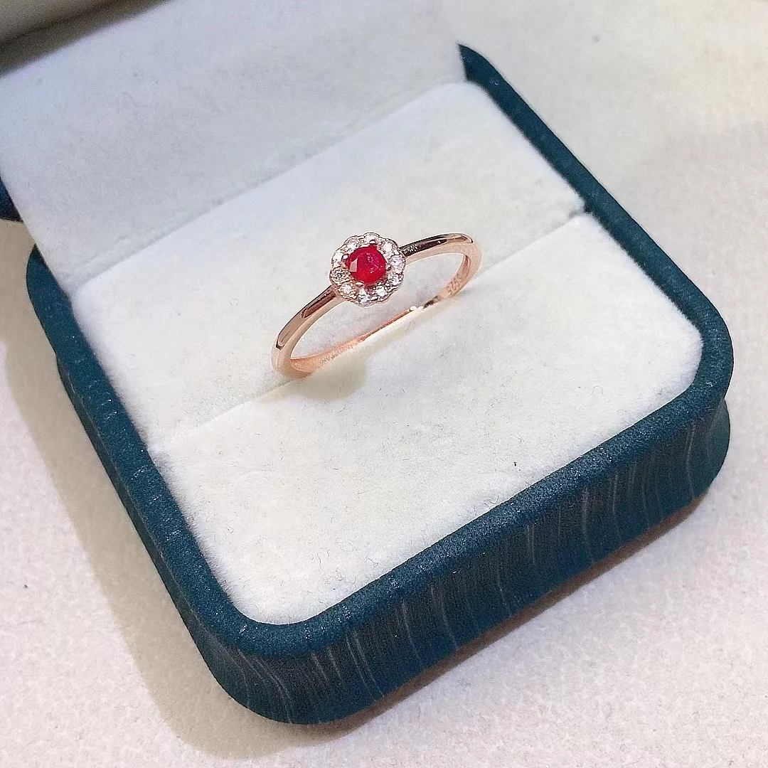 Cute Ruby Silver Ring for Young Girl 3mm 0.1ct 100% Natural Ruby Ring 925 Sterling Silver Ruby Jewelry Gift for Woman
Cute Ruby Silver Ring for Young Girl 3mm 0.1ct 100% Natural Ruby Ring 925 Sterling Silver Ruby Jewelry Gift for Woman