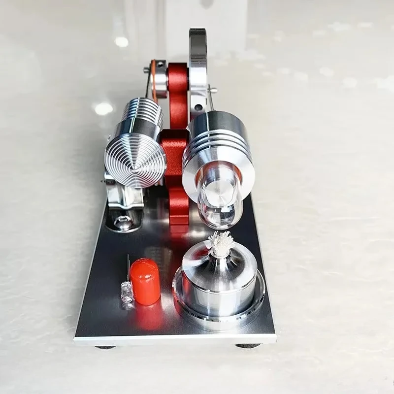 Micro Steam Engine Model Generator Luminous Power Generation Physics Experiment Educational Toy Gift
Micro Steam Engine Model Generator Luminous Power Generation Physics Experiment Educational Toy Gift
