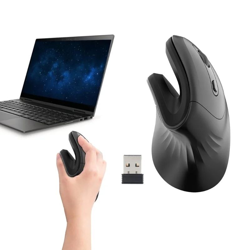 CHYI Wireless Vertical Mouse Ergonomic Gaming Mouse USB Optical Wrist Healthy Charging Mice Wired Mause For PC Computer Laptop
CHYI Wireless Vertical Mouse Ergonomic Gaming Mouse USB Optical Wrist Healthy Charging Mice Wired Mause For PC Computer Laptop