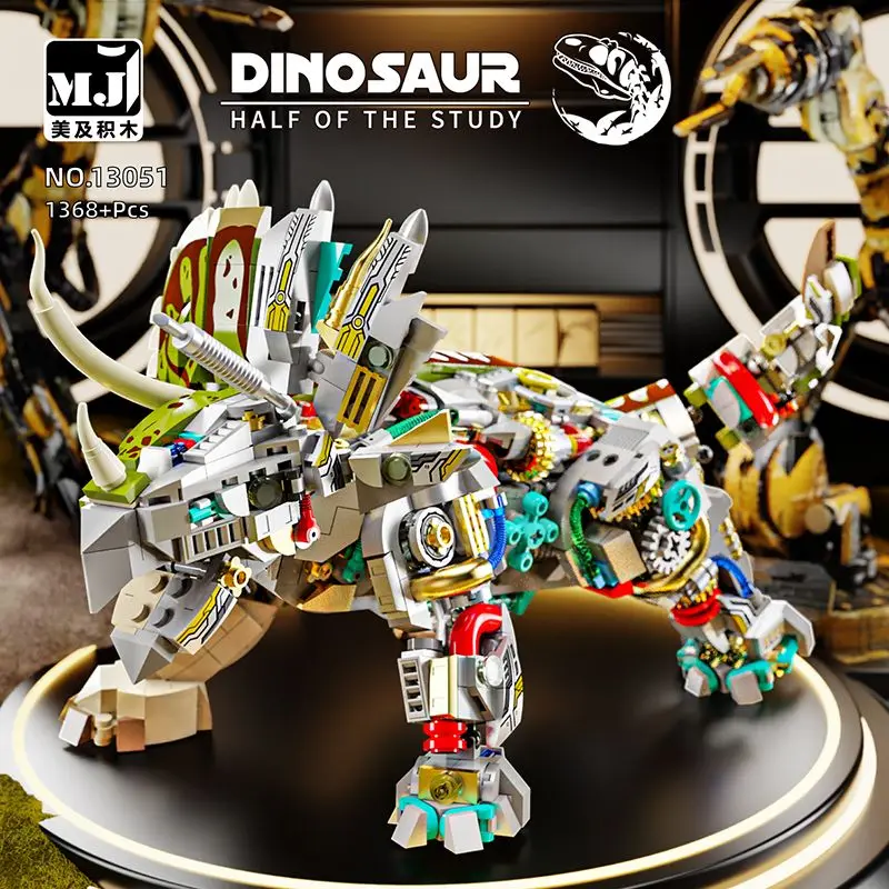 Creative Mechanical Triceratops Architecture Dinosaur Animal World Education Building Blocks Toys Children and Boys Gifts
Creative Mechanical Triceratops Architecture Dinosaur Animal World Education Building Blocks Toys Children and Boys Gifts