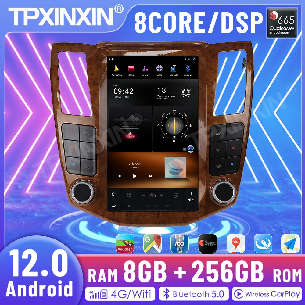 2 Din For Lexus RX 2004-2007 Android 12 8GB+256GB Car Multimedia Audio Radio Player GPS Navigation Head Unit DSP Carplay
2 Din For Lexus RX 2004-2007 Android 12 8GB+256GB Car Multimedia Audio Radio Player GPS Navigation Head Unit DSP Carplay