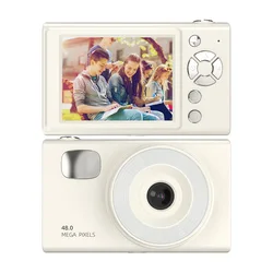 48MP CCD Retro Digital Camera for Students HD Resolution Portable and Stylish Mobile Transmission Supported 48MP CCD Retro Digital Camera for Students HD Resolution Portable and Stylish Mobile Transmission Supported