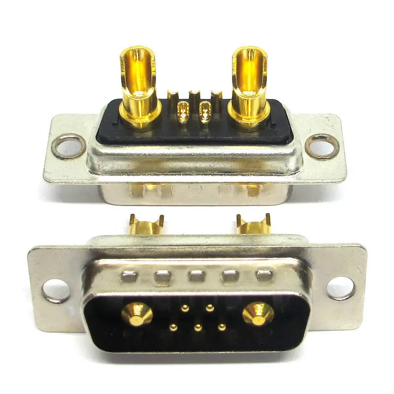 1PCS 7W2 30A Gold plated MALE FEMALE high current CONNECTOR D-SUB adapter solder type 5+2 plug jack high power 7 Power Position
1PCS 7W2 30A Gold plated MALE FEMALE high current CONNECTOR D-SUB adapter solder type 5+2 plug jack high power 7 Power Position