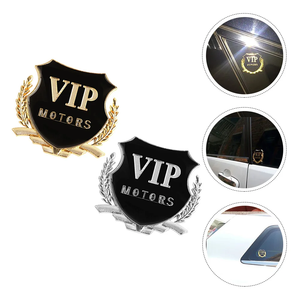 2Pcs Metal Vip Side Car Logo Sticker Premium Material Car Door Window Badge Decal Auto Body Decor Upgrade 
2Pcs Metal Vip Side Car Logo Sticker Premium Material Car Door Window Badge Decal Auto Body Decor Upgrade