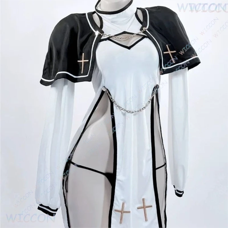4-Piece Set Game Baptismal Priest Cosplay Costume Stretch Fit Detachable Character Sexy Female Bodycon Outfit for Anim
4-Piece Set Game Baptismal Priest Cosplay Costume Stretch Fit Detachable Character Sexy Female Bodycon Outfit for Anim