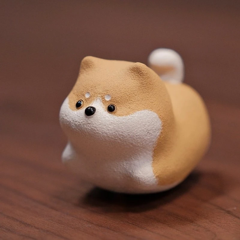 Letter Small Flying Firewood Genuine Original Purple Sand Small Shiba Inu Ceramic Desktop Ornaments Puppy Decoration Hand-Made
Letter Small Flying Firewood Genuine Original Purple Sand Small Shiba Inu Ceramic Desktop Ornaments Puppy Decoration Hand-Made