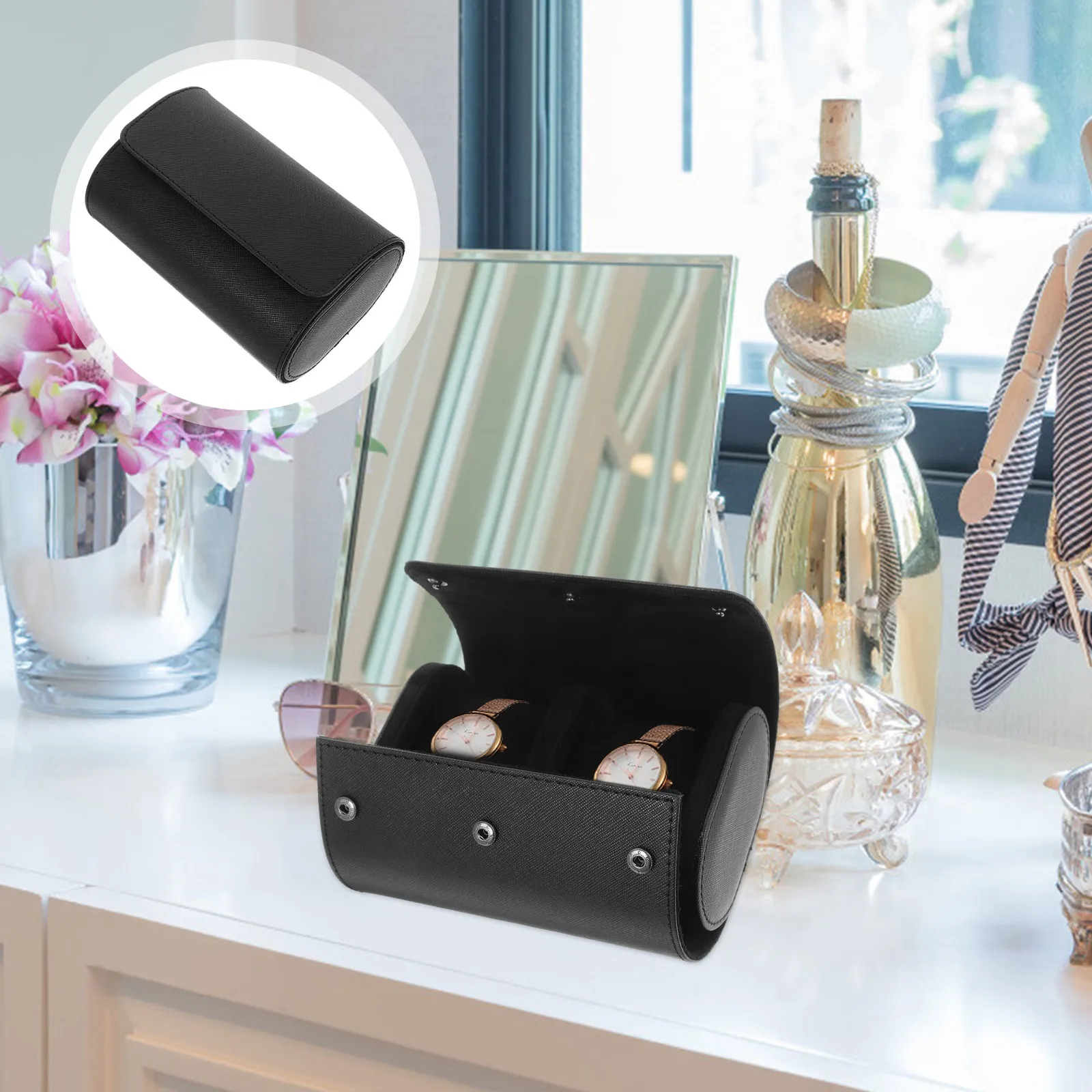 Дорожный футляр на 2 слота, портативный органайзер, устойчивый к царапинам, пыленепроницаемый, легкий, защитный, для хранения часов для мужчин и женщин
Дорожный футляр на 2 слота, портативный органайзер, устойчивый к царапинам, пыленепроницаемый, легкий, защитный, для хранения часов для мужчин и женщин