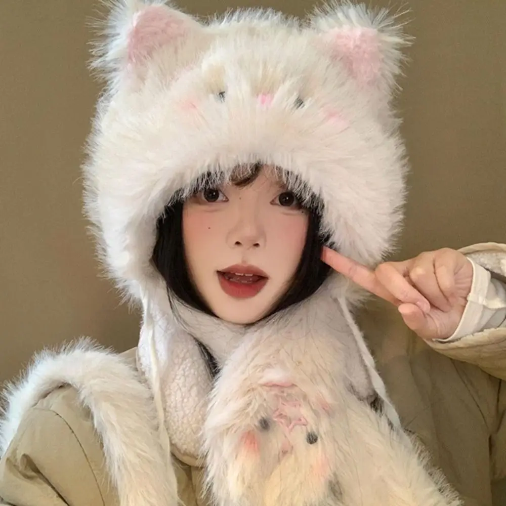 Милый мягкий шарф из искусственного кроличьего меха, утолщенный пушистый ветрозащитный шарф, воротник с рисунком кота, подарок для девочек
Милый мягкий шарф из искусственного кроличьего меха, утолщенный пушистый ветрозащитный шарф, воротник с рисунком кота, подарок для девочек