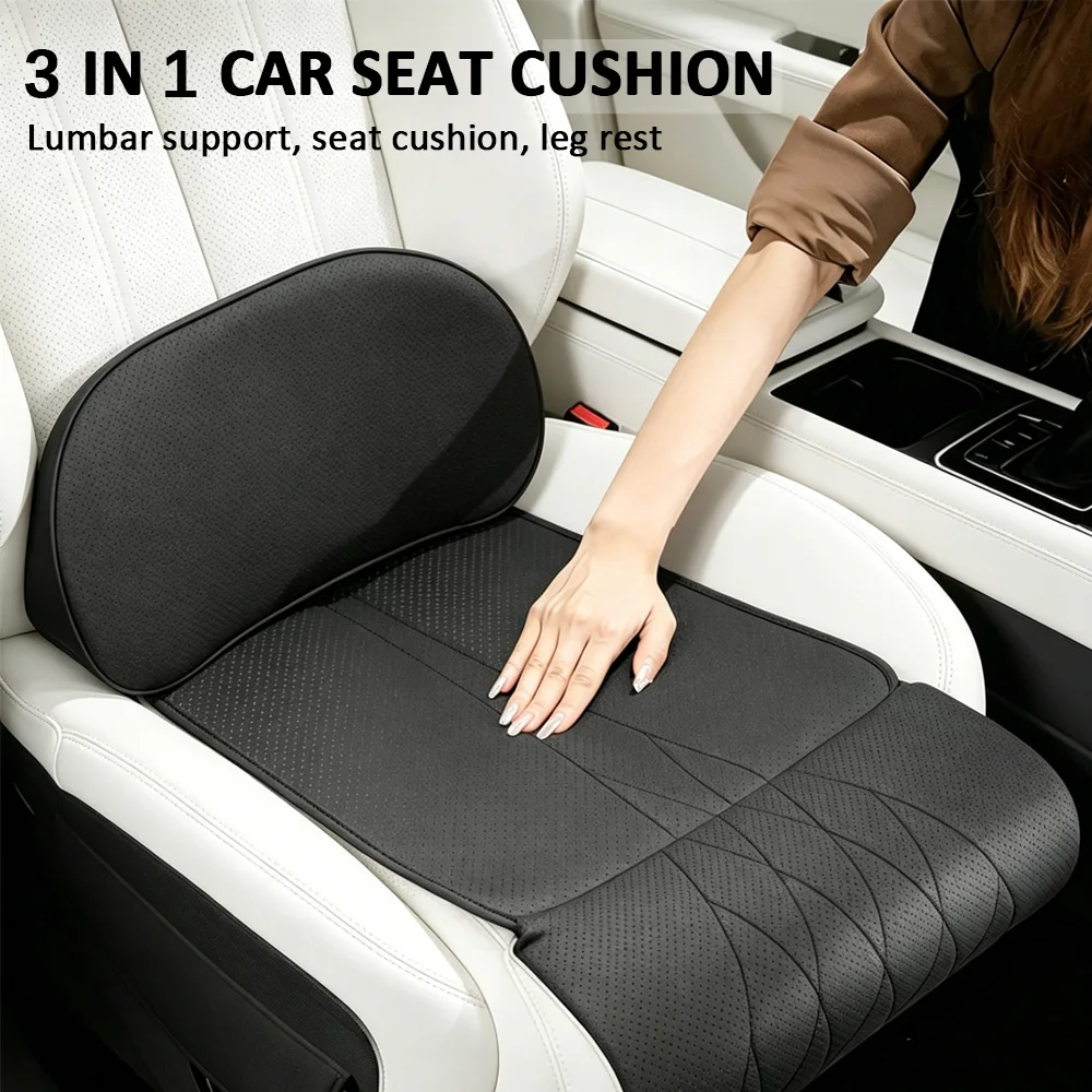 Car Seat Cushion Memory Foam Leg Lumbar Support Extender Universal Non-slip Suede Leather Thick Padding Mat Cover Driver Comfort
Car Seat Cushion Memory Foam Leg Lumbar Support Extender Universal Non-slip Suede Leather Thick Padding Mat Cover Driver Comfort