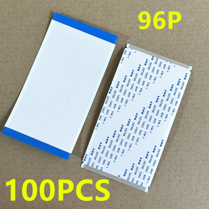 96P logic board cable FFC cable 0.5MM spacing interface position widened width 54MM length can be selected
96P logic board cable FFC cable 0.5MM spacing interface position widened width 54MM length can be selected