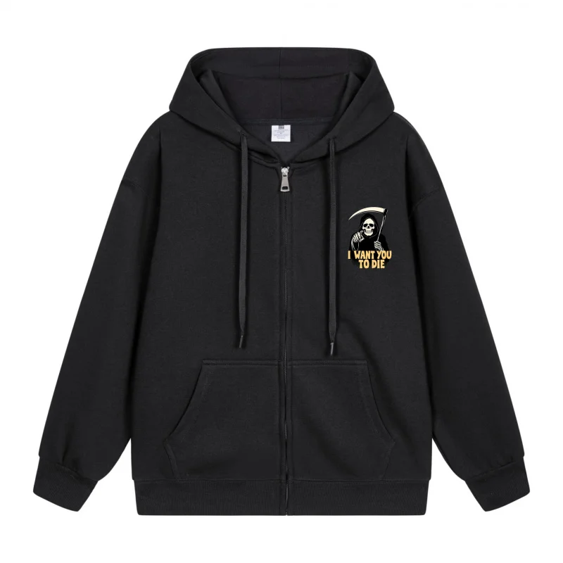Men's Zip-Up Hoodie Skull Design On Black Hoodie Halloween in 2025 Casual Couples’ Style Halloween Theme Halloween Party Outfit
Men's Zip-Up Hoodie Skull Design On Black Hoodie Halloween in 2025 Casual Couples’ Style Halloween Theme Halloween Party Outfit