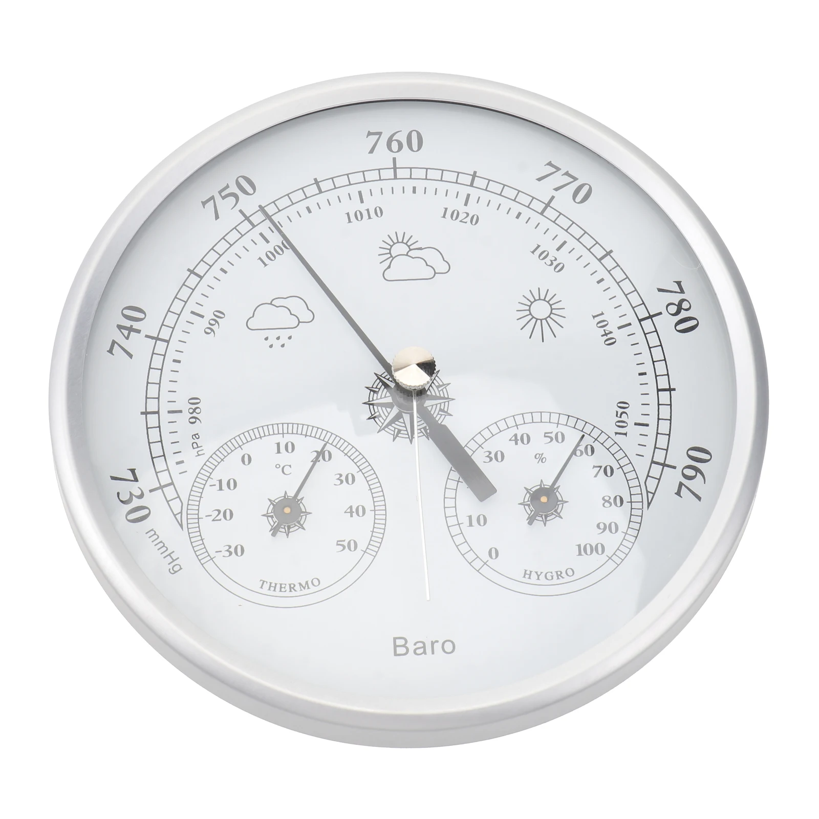 Thermometer Barometer Hygrometer Meter High Forecasting Range Temperature Humidity Atmospheric
Thermometer Barometer Hygrometer Meter High Forecasting Range Temperature Humidity Atmospheric