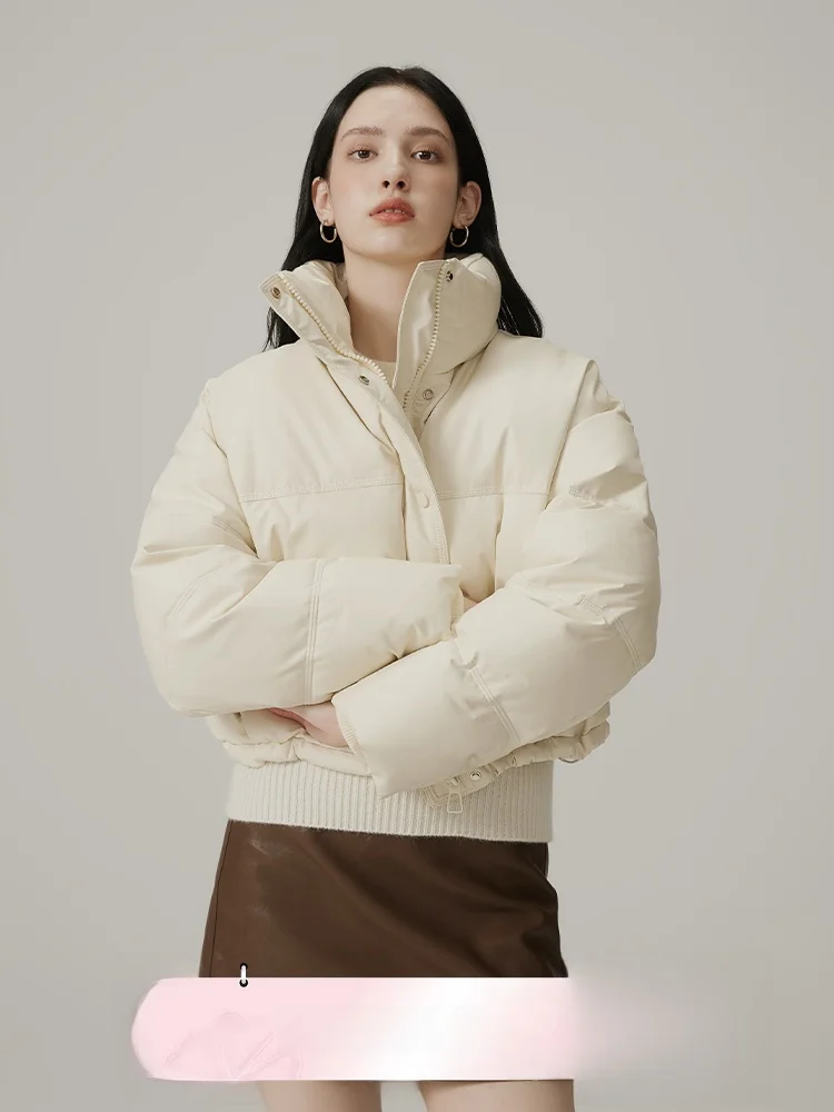 Рекомендуемая женская зимняя куртка-пуховик с воротником-стойкой, цвет фиолетовый, 90% пух, белый пух, короткий рукав
Рекомендуемая женская зимняя куртка-пуховик с воротником-стойкой, цвет фиолетовый, 90% пух, белый пух, короткий рукав