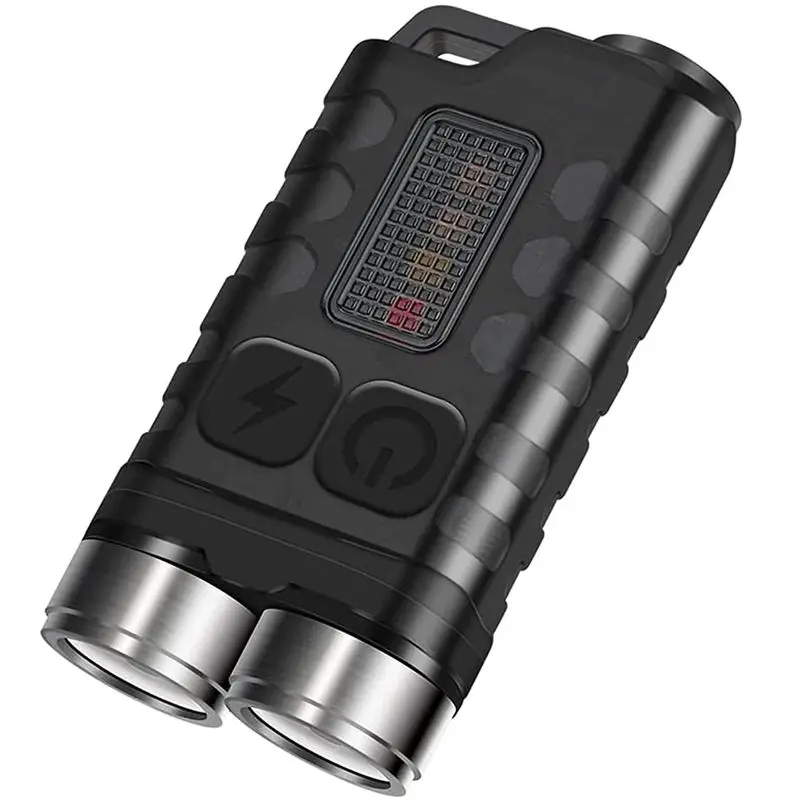 AEF6-2X Mini Flashlight LED Rechargeable, 900 Lumen Keychain Flashlight With Side Light, IP65 Waterproof Magnetic Flashlight
AEF6-2X Mini Flashlight LED Rechargeable, 900 Lumen Keychain Flashlight With Side Light, IP65 Waterproof Magnetic Flashlight