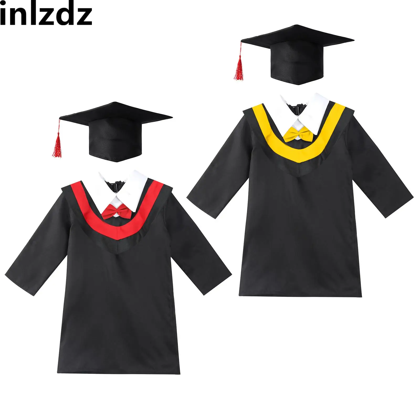 Kids Boys Girls Preschool Primary School Graduation Gown Tassel Cap Set for Children Ceremony Photographing Party Clothes
Kids Boys Girls Preschool Primary School Graduation Gown Tassel Cap Set for Children Ceremony Photographing Party Clothes