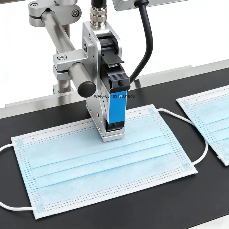 Online Inkjet Coding Printer Marking Machine Portable Power Supply Label Printer Multilingual Flex Laber