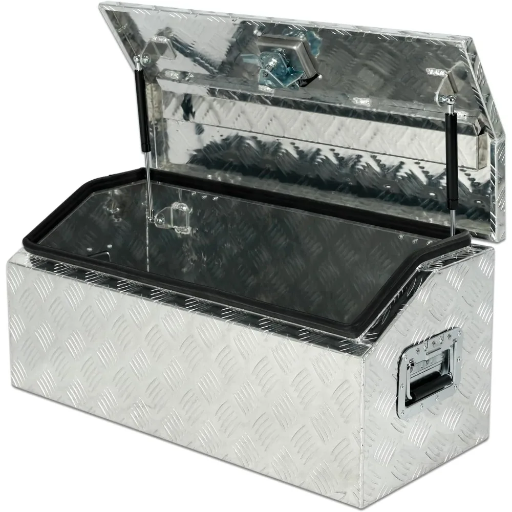 30-дюймовый алюминиевый ящик для инструментов для прицепа для грузовиков, квадроциклов и автофургонов — органайзер для хранения с планшетным языком
30-дюймовый алюминиевый ящик для инструментов для прицепа для грузовиков, квадроциклов и автофургонов — органайзер для хранения с планшетным языком