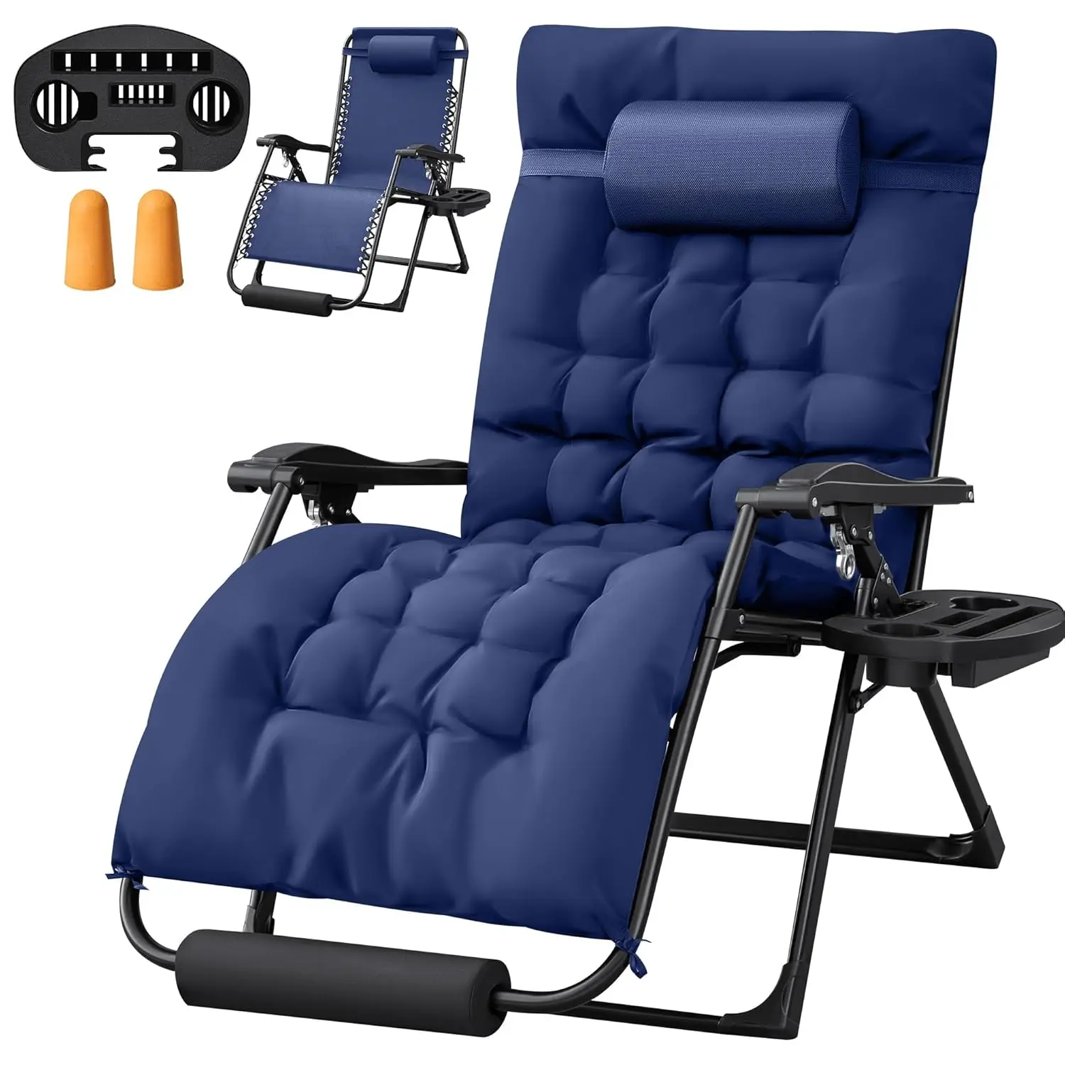 Oversized Zero Gravity Chair Removable Cushion Cup Holder Adjustable Folding Patio Indoor Outdoor, Customized
Oversized Zero Gravity Chair Removable Cushion Cup Holder Adjustable Folding Patio Indoor Outdoor, Customized