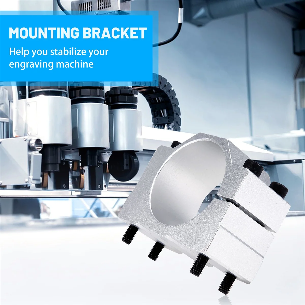 RA-1Pcs Spindle CNC Milling Machine Motor with 4 Screws Spindle Clamp Mounting Bracket
RA-1Pcs Spindle CNC Milling Machine Motor with 4 Screws Spindle Clamp Mounting Bracket