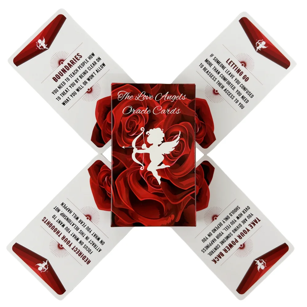 The Love Angels Oracle Cards A 54 English Divination Tarot Edition Deck Board Games
The Love Angels Oracle Cards A 54 English Divination Tarot Edition Deck Board Games