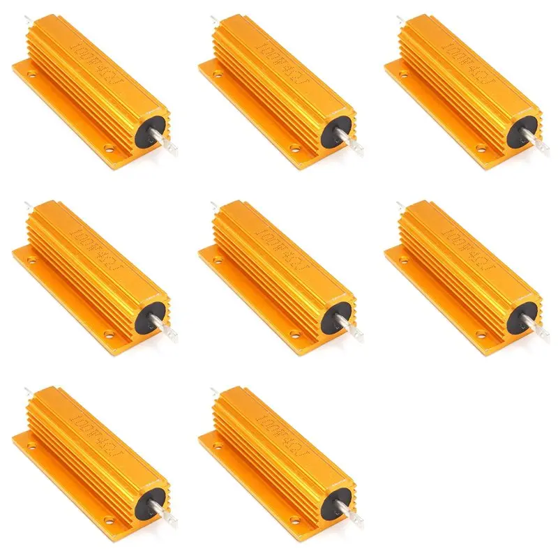 A95E-8X Gold Aluminum Clad Power Resistor Resistance 100W, 4 Ohm 4R
A95E-8X Gold Aluminum Clad Power Resistor Resistance 100W, 4 Ohm 4R
