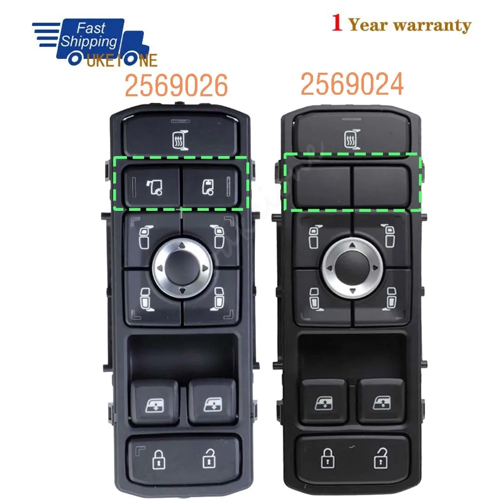 2569026 2569024 For Scania Truck R S NGT Front Left Electric Power Window Switch Lifter Control Regulator Button Car Accessories
2569026 2569024 For Scania Truck R S NGT Front Left Electric Power Window Switch Lifter Control Regulator Button Car Accessories