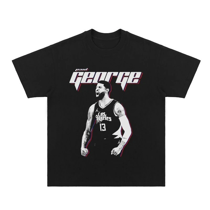 Paul George Баскетбольная повседневная мужская и женская футболка с короткими рукавами и принтом в американском стиле с круглым вырезом в стиле ретро, плотная хлопковая футболка
Paul George Баскетбольная повседневная мужская и женская футболка с короткими рукавами и принтом в американском стиле с круглым вырезом в стиле ретро, плотная хлопковая футболка