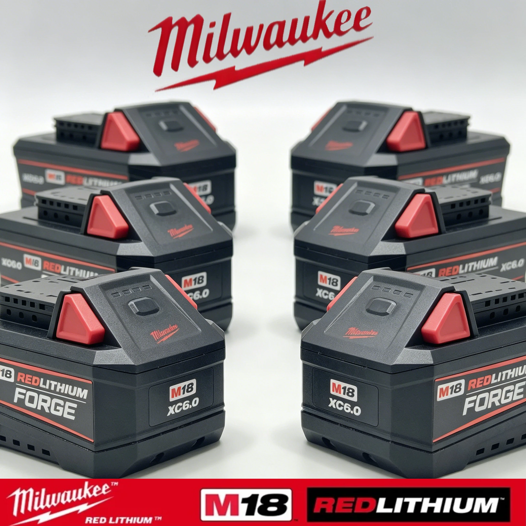 New Version Milwaukee M18 Impact Wrench with Original RED LITHIUM FORGE XC6.0 Battery,for Heavy-Duty Industrial Applications
New Version Milwaukee M18 Impact Wrench with Original RED LITHIUM FORGE XC6.0 Battery,for Heavy-Duty Industrial Applications
