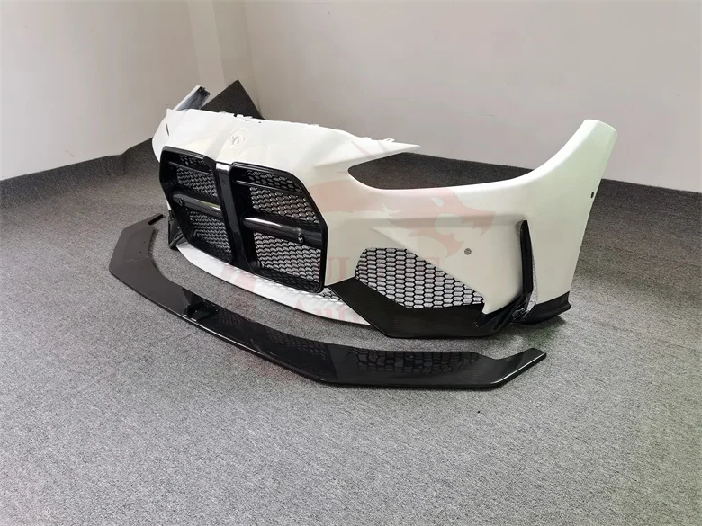 Dry carbon fiber front bumper grill for BMW M3 M4 G80 G82 G83 Body Kit 
Dry carbon fiber front bumper grill for BMW M3 M4 G80 G82 G83 Body Kit