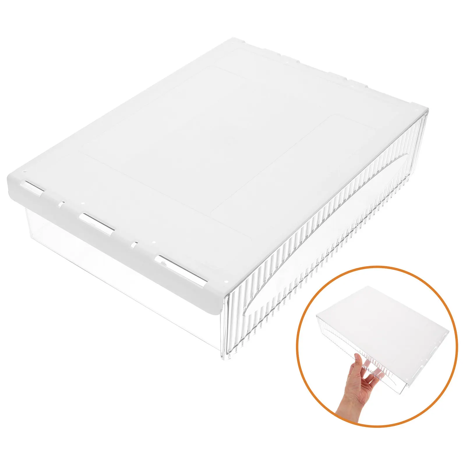 Under Desk Drawer Organizer Box Heavy Duty Plastic Adhesive Mount Hidden Storage for Office Home Desktop Supplies Stationery
Under Desk Drawer Organizer Box Heavy Duty Plastic Adhesive Mount Hidden Storage for Office Home Desktop Supplies Stationery