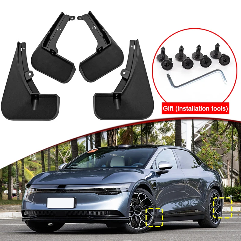 Car Styling For ZEEKR 007 2024 2025 2026 ABS Car Mud Flaps Splash Guard Mudguards MudFlaps Front Rear Fender Auto Accessories
Car Styling For ZEEKR 007 2024 2025 2026 ABS Car Mud Flaps Splash Guard Mudguards MudFlaps Front Rear Fender Auto Accessories