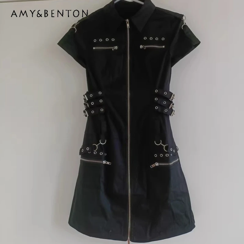 2025 Summer New Korean Slimming Short Sleeve Women's Dress Original Design Exquisite Unique Temperament Black Dresses Ladies
2025 Summer New Korean Slimming Short Sleeve Women's Dress Original Design Exquisite Unique Temperament Black Dresses Ladies
